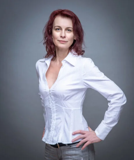 Marie Abrahámová — certifikovaná instruktorka face yoga