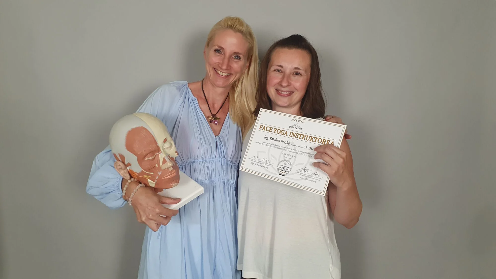 Katka Horská — absolventka instruktorského kurzu Face Yogy