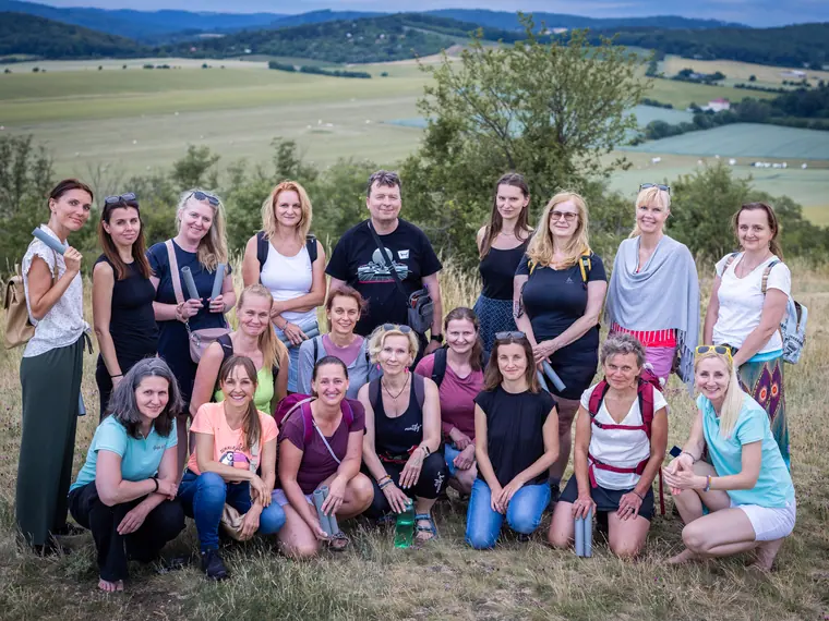 Společná fotografie účastníků výjezdu.