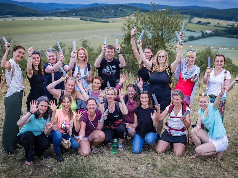 Skupinová fotografie na závěr dne.