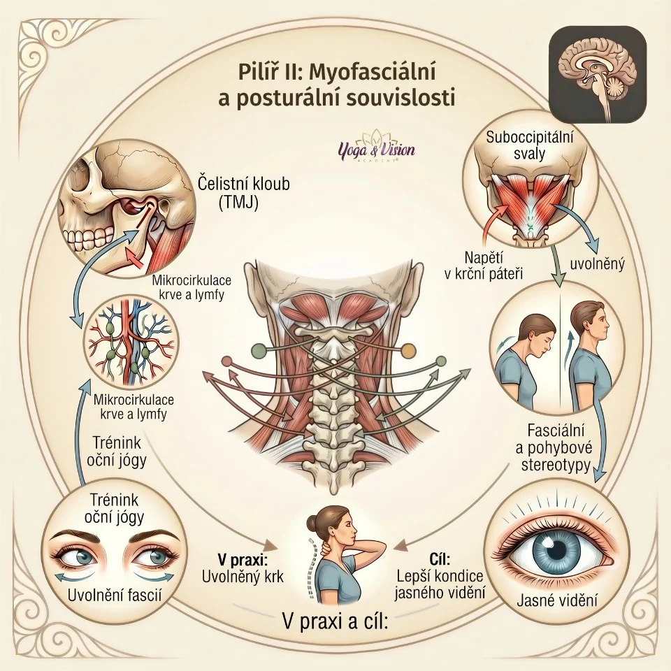 Myofascialni a posturalni souvislosti anatomie pohledu yoga vision — Yoga & Vision Academy®