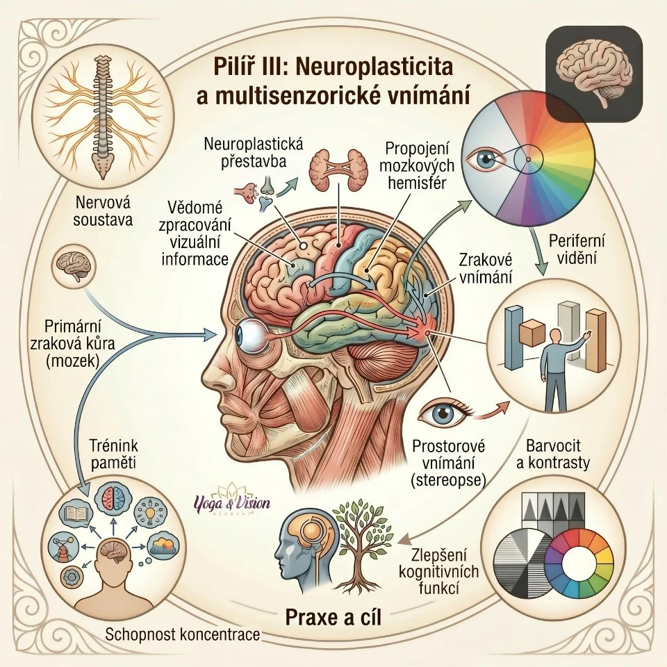Neuroplasticita a multisenzoricke vnimani zraku yoga vision — Yoga & Vision Academy®