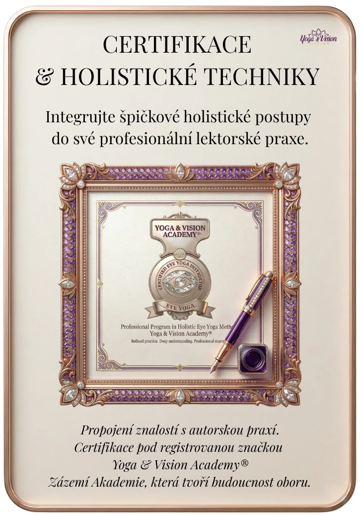 Certifikace v&nbsp;celostních technikách oční jógy
